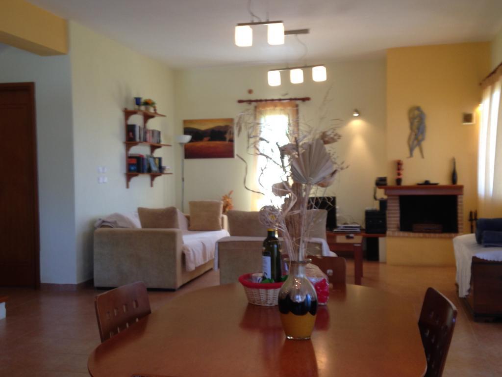 Villa Malena Glossa Bagian luar foto